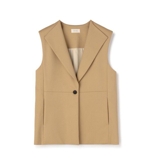 モテ系ファッションメンズ|【トゥモローランド/TOMORROWLAND】 ハイカウントコットンストレッチ ワイドラペルジレ