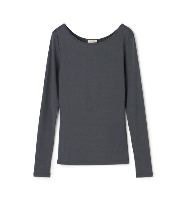 モテ系メンズファッション|【トゥモローランド/TOMORROWLAND】 ベーシックサーキュラーリブ ラウンドボートネックプルオーバー