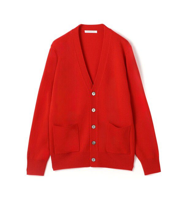 美品　DES PRES ウールカシミヤミラノリブ Vネックカーディガン DES PRES（デプレ） カーディガン ウールカシミヤミラノリブ Vネック