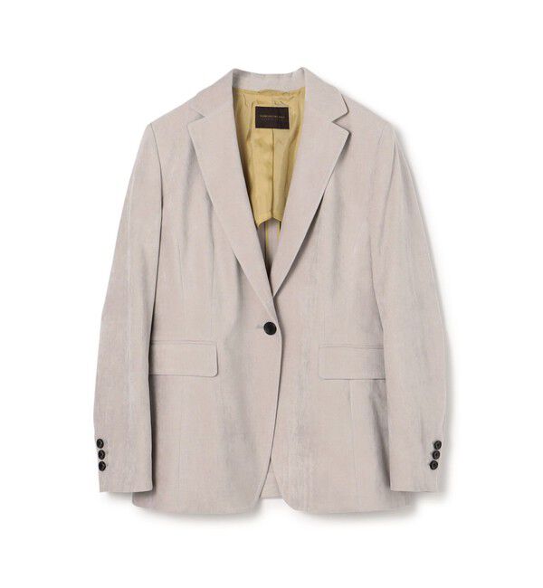 【トゥモローランド/TOMORROWLAND】 ベッチンシャンブレー ノッチドカラージャケット