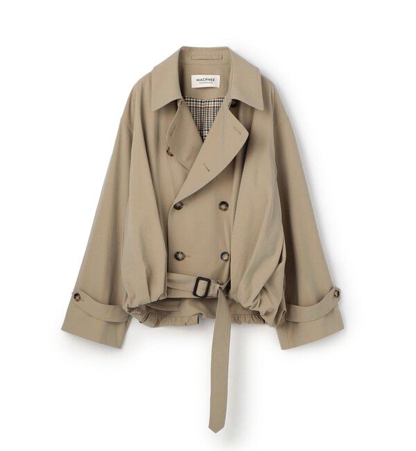 【トゥモローランド/TOMORROWLAND】 コットンナイロンシャンブレー ブルゾン