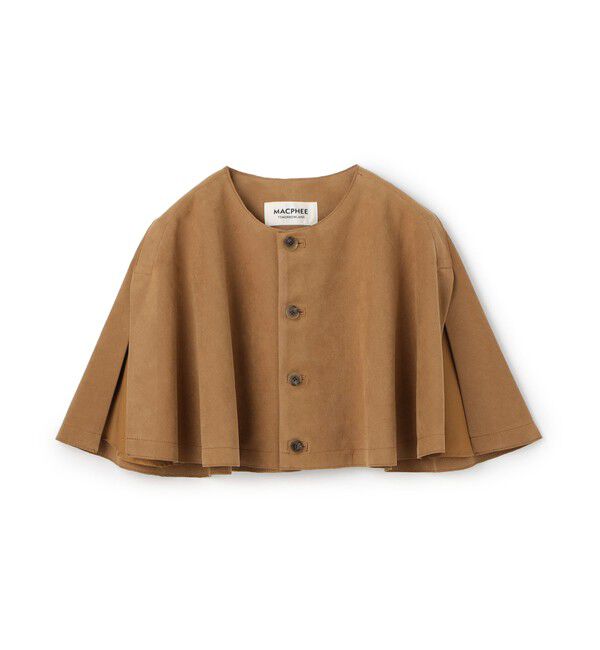 人気メンズファッション|【トゥモローランド/TOMORROWLAND】 フェイクスエード ショートケープ