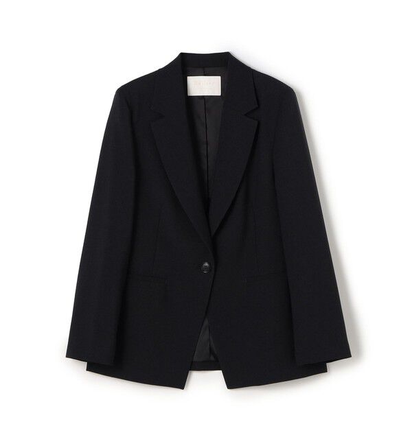 【トゥモローランド/TOMORROWLAND】 ウーリーツイル 1Bテーラードジャケット