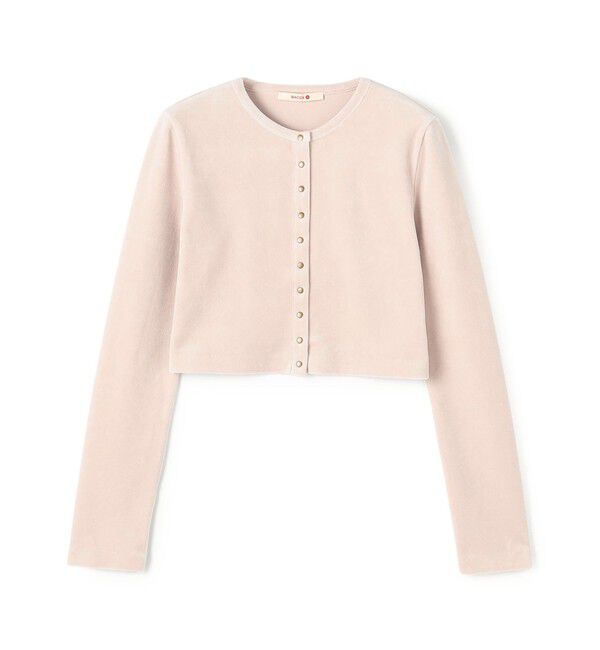 モテ系メンズファッション|【トゥモローランド/TOMORROWLAND】 ヘビーベロア ショートカーディガン