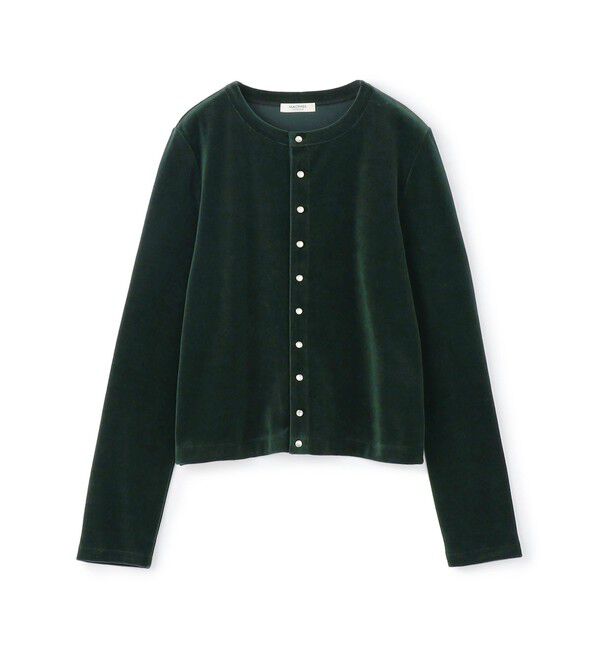 ファッションメンズのイチオシ|【トゥモローランド/TOMORROWLAND】 【一部追加予約】コットンポリエステルベロア クルーネックカーディガン