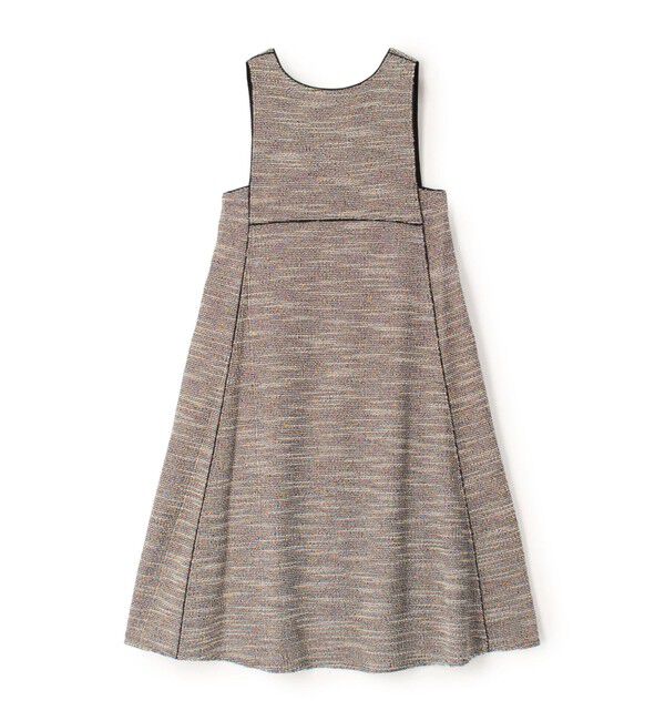 【トゥモローランド/TOMORROWLAND】 ファンシーニット フロンタブルドレス