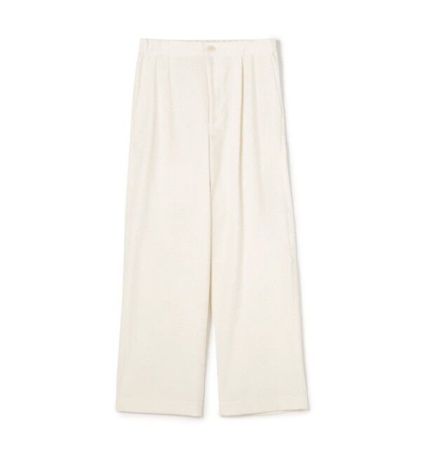 コットンチノ タックストレートパンツ（MACPHEE）｜ルミネの