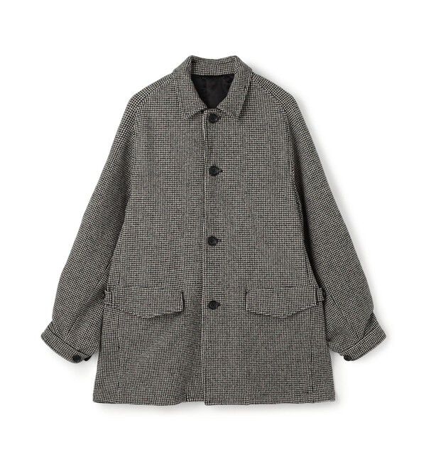 モテ系メンズファッション|【トゥモローランド/TOMORROWLAND】 ウールナイロンポリウレタン 2WAYストレッチ ハーフコート