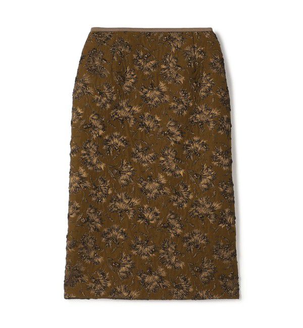 【トゥモローランド/TOMORROWLAND】 フローラビーストレッチ タイトストレートスカート