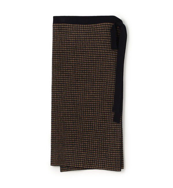 【トゥモローランド/TOMORROWLAND】 ウールナイロンジャカード ラップスカート