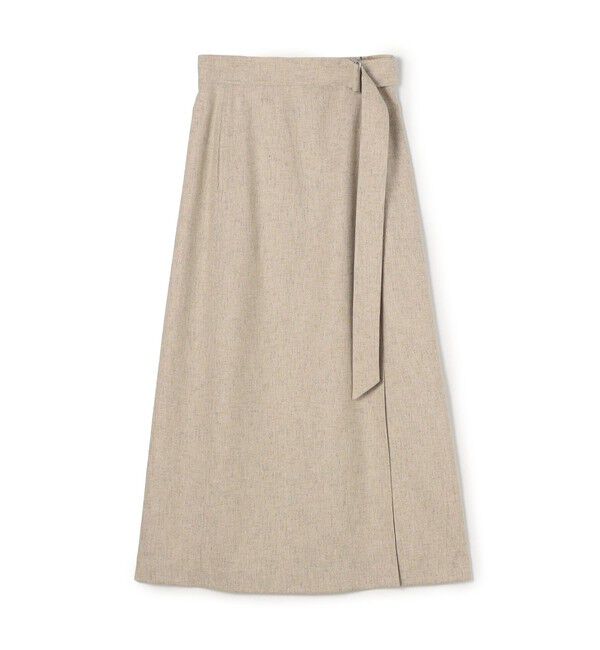 【トゥモローランド/TOMORROWLAND】 シルクネップツイード マキシスカート