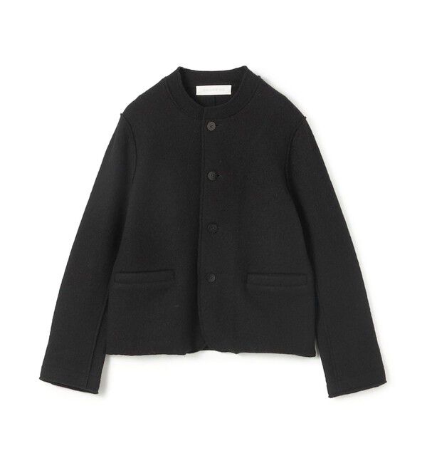 【トゥモローランド/TOMORROWLAND】 ボイルドウール バンドカラージャケット