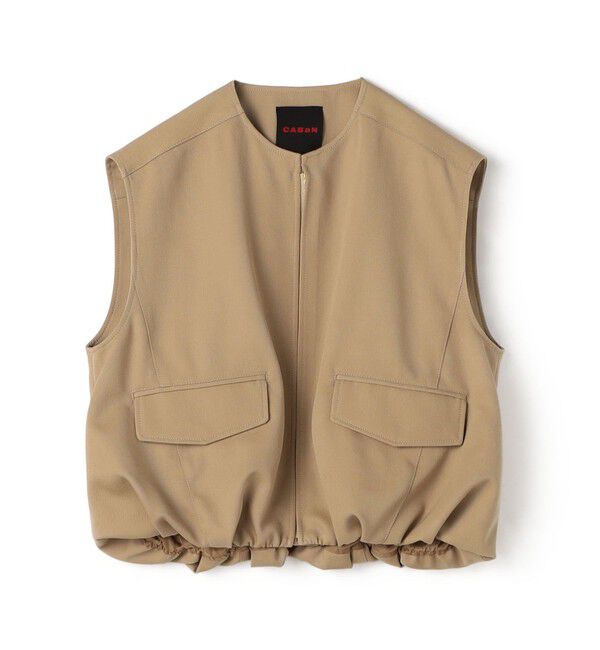 【トゥモローランド/TOMORROWLAND】 ウールギャバジン バルーンジレ