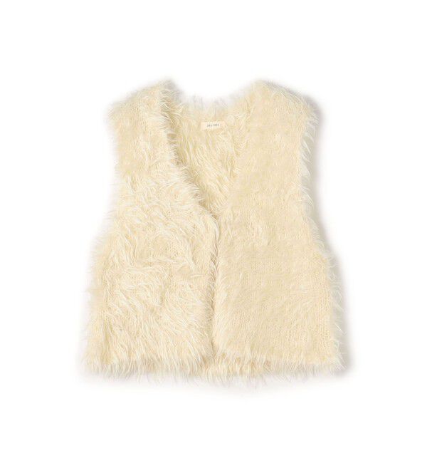 【トゥモローランド/TOMORROWLAND】 ベビーキッドモヘヤ Vネックベスト