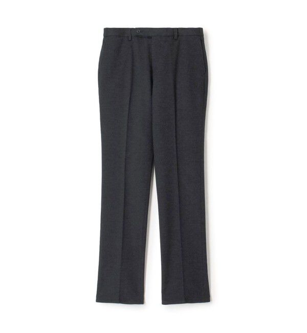 【トゥモローランド/TOMORROWLAND】 ウールコットン ダブルジャガード ノープリーツシャーリングパンツ