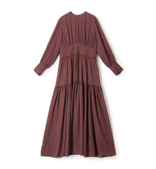 マーガレットカットジャカード フレアギャザーワンピース（Ballsey