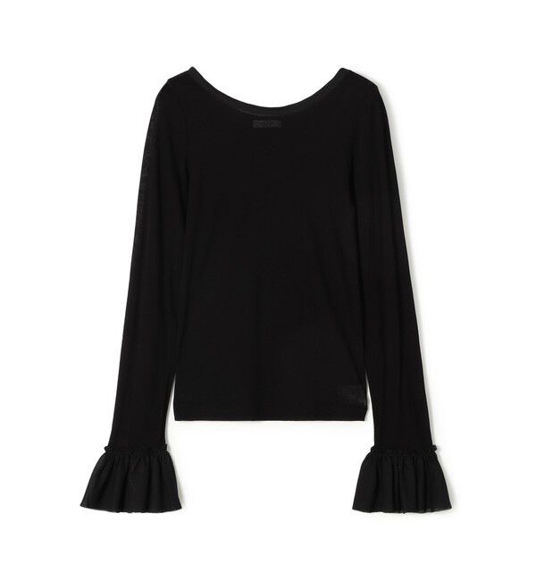 人気ファッションメンズ|【トゥモローランド/TOMORROWLAND】 シアージャージーコンビ ラウンドネックプルオーバー