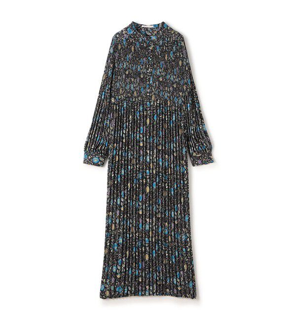 コットンポリエステルベロア Vネックワンピース（MACPHEE）｜ルミネの