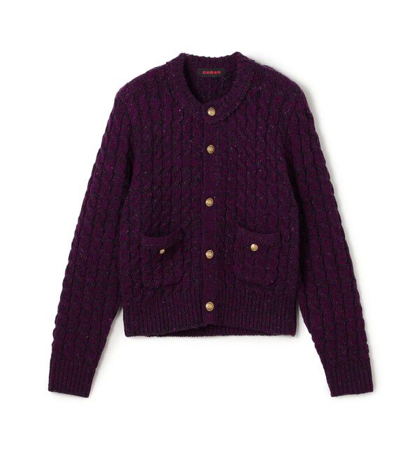 レイヤーカットジャカード ボザムコンビブラウス（TOMORROWLAND