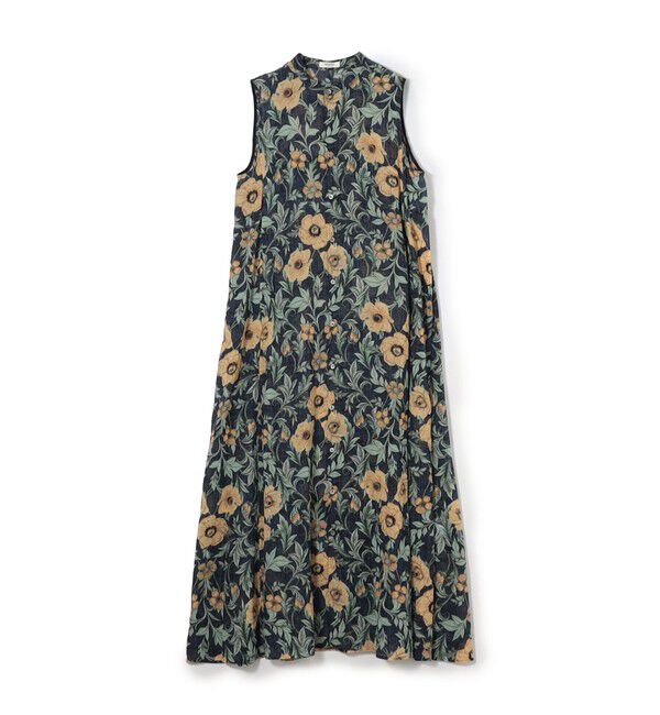 【WEB先行予約】ウォールペーパープリント ノースリーブワンピース