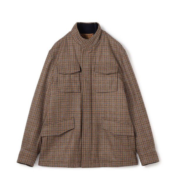 メンズファッションなら|【トゥモローランド/TOMORROWLAND】 Sealup ウール ガンクラブチェック M65 ブルゾン