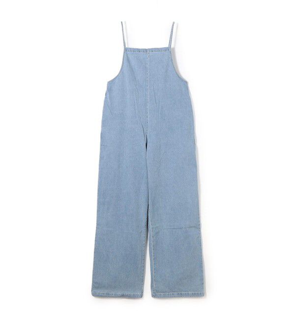 BASERANGE YUMI JUMPSUIT コットンシルクデニム ジャンプスーツ