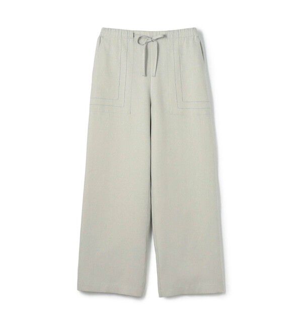 【WEB先行予約】フレンチリネン イージーストレートパンツ