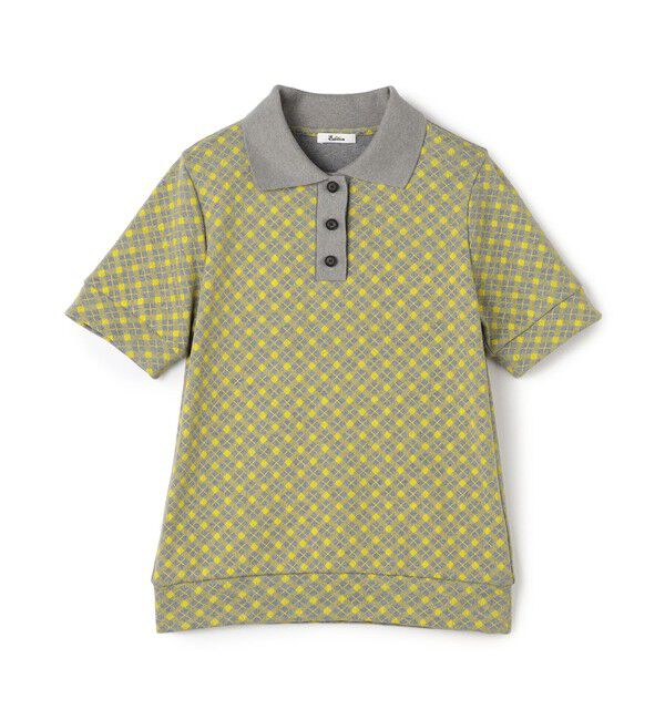 【WEB先行予約】コットンモダール フライス プリントポロ