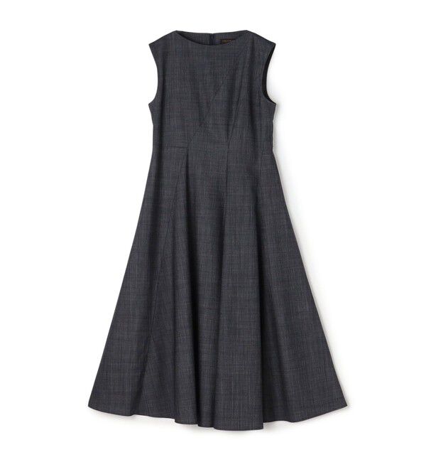 【WEB先行予約】コンフォートデニム アシンメトリードレープワンピース