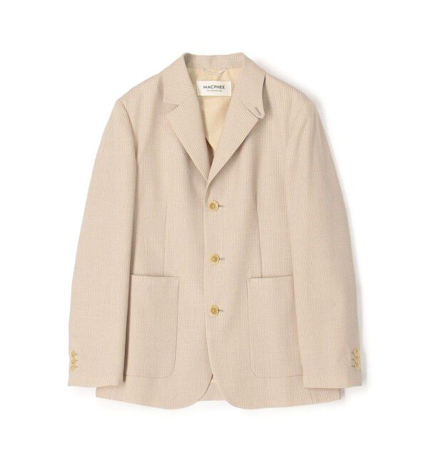 ウールカームスキン テーラードジャケット