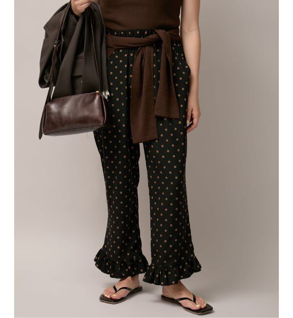 【ボナム/Bonum】 《追加》ドットフリルパンツ