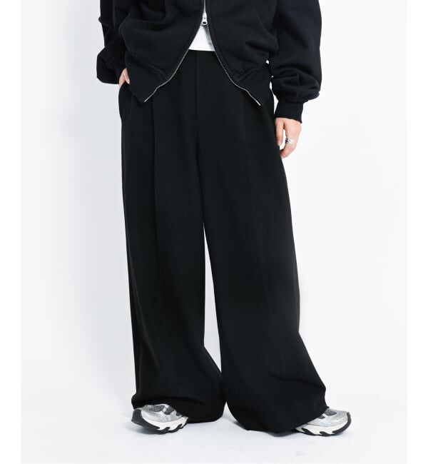 【シティショップ/CITYSHOP】 SINGLE TUCK WIDE パンツ