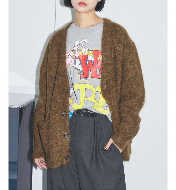 【シティショップ/CITYSHOP】 SAYAKA DAVIS MOHAIR CARDIGAN VKT301-MK：ニット