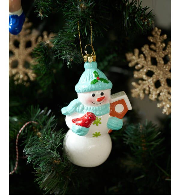 【ジャーナル　スタンダード　ファニチャー/journal standard Furniture】 《予約》XM ORNAMENT SNOW MAN クリスマス オーナメント