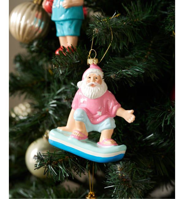 【ジャーナル　スタンダード　ファニチャー/journal standard Furniture】 《予約》XM ORNAMENT SANTA SURF クリスマス オーナメント