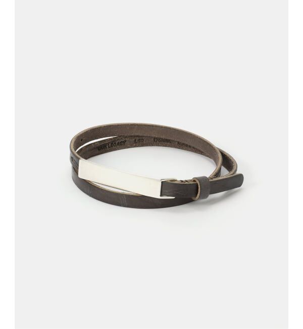【ヒロブ/HIROB】 OUR LEGACY STRAP BELT 90 Black