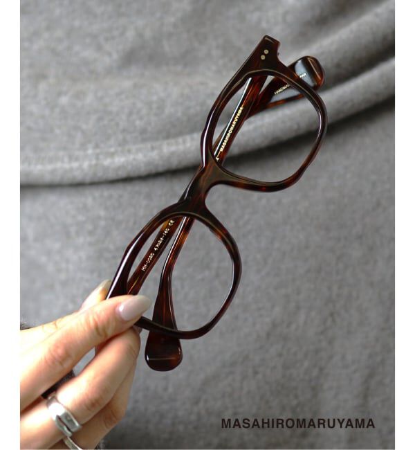 【ヒロブ/HIROB】 MASAHIRO MARUYAMA 別注 MM-0025 No.E2 Red havana Optical