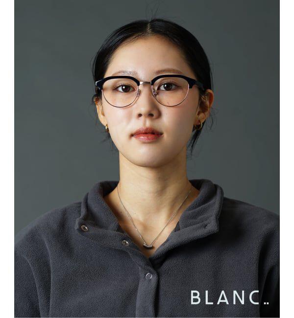 メンズファッションなら|【ヒロブ/HIROB】 BLANC.. 別注 B0046 NAVY ex Optical