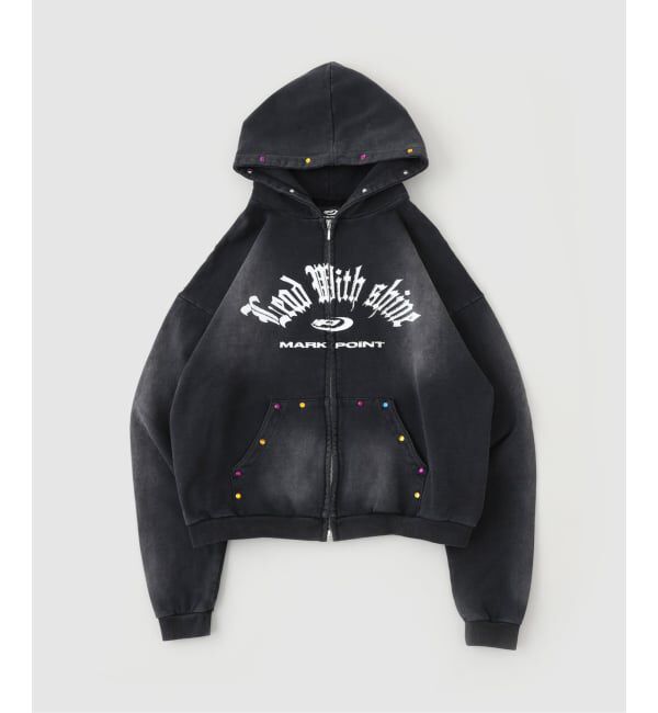 人気ファッションメンズ|【ジョイントワークス/JOINT WORKS】 MARKPOINT / マークポイント GSTONE W ZIP HOODIE