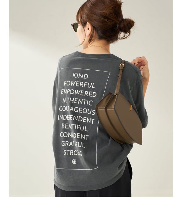 メンズファッションなら|【プラージュ/Plage】 ANINE BING / アニービン RUDY TEE EMPOWERMENT Tシャツ