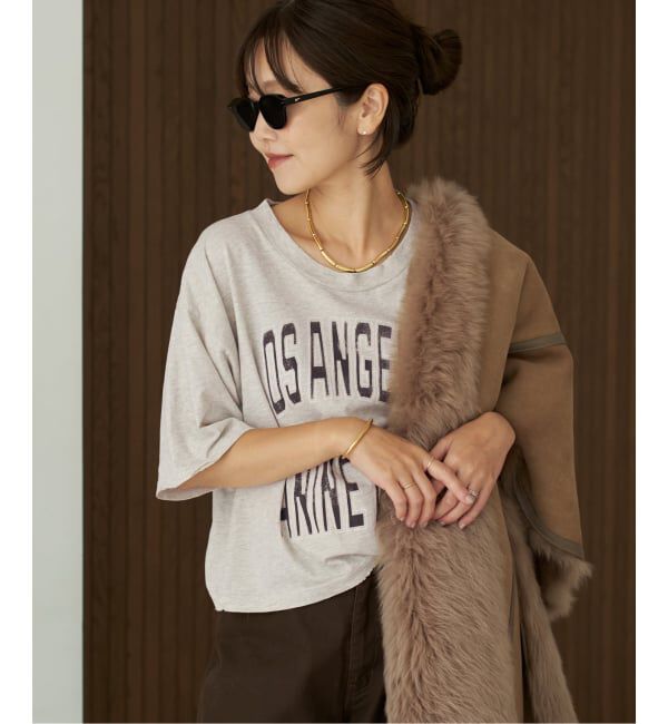 人気ファッションメンズ|【プラージュ/Plage】 ANINE BING / アニービン JOHNNY CROPPED Tシャツ