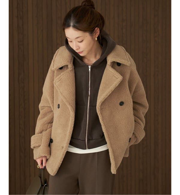 【プラージュ/Plage】 TRADITIONAL WEATHERWEAR 別注 ECO FUR Pコート