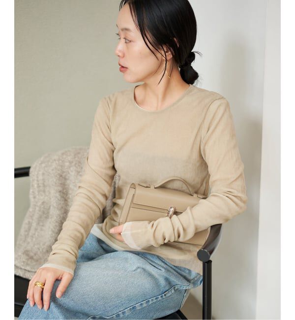 メンズファッションの一押し|【プラージュ/Plage】 《一部カラーWEB限定追加》Flocky Mesh ロンT