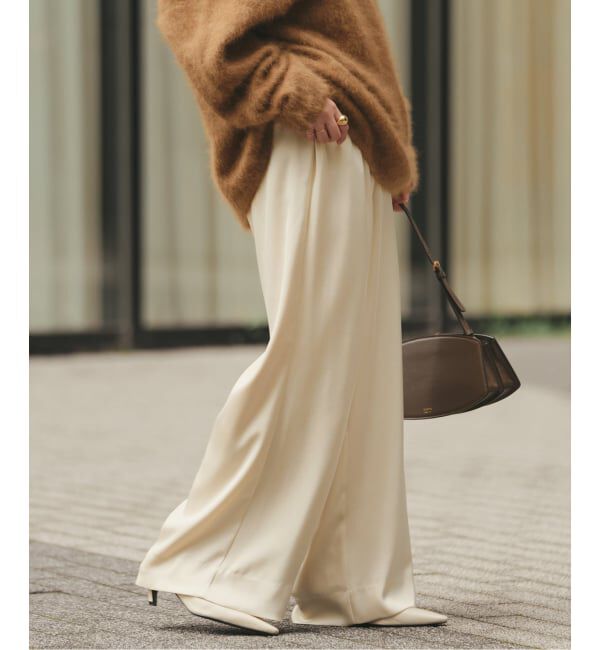 【プラージュ/Plage】 double satin minimal パンツ