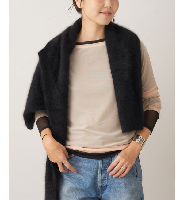 人気メンズファッション|【プラージュ/Plage】 sheer mesh b/n Tシャツ