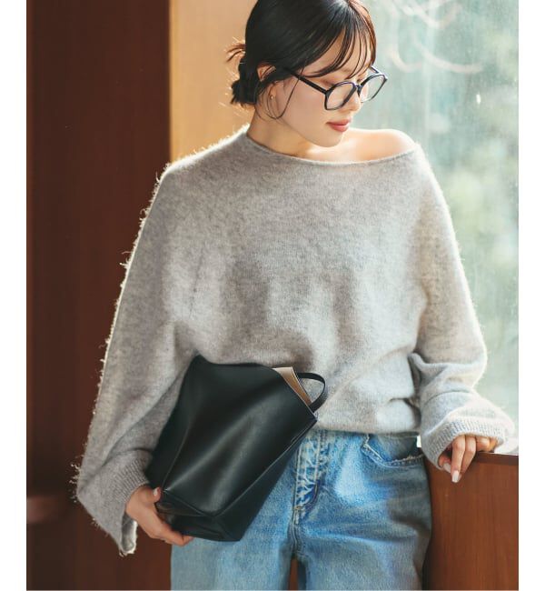 【プラージュ/Plage】 《追加》Baby Alpaca ラグラン プルオーバー