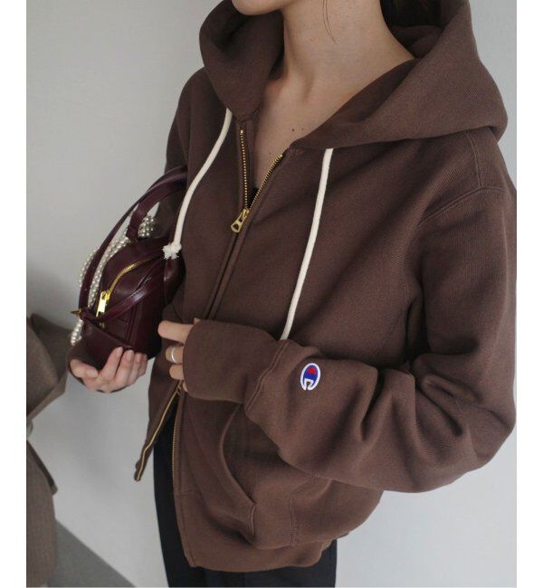 モテ系ファッションメンズ|【イエナ/IENA】 《追加》Champion/チャンピオン SLOBE別注 ダブルジップパーカー