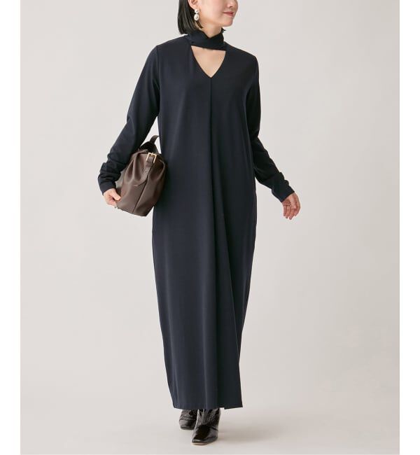 【イエナ/IENA】 wool mix Bow ワンピース