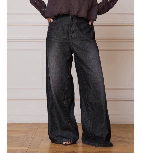 【イエナ/IENA】 《追加》IENA LA BOUCLE ソフトデニムシルエットパンツ2