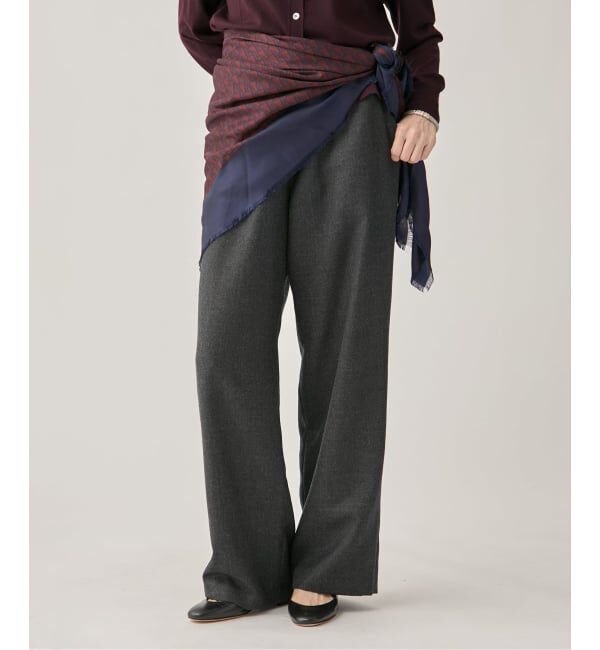 【イエナ/IENA】 NEW ウールイージーパンツ